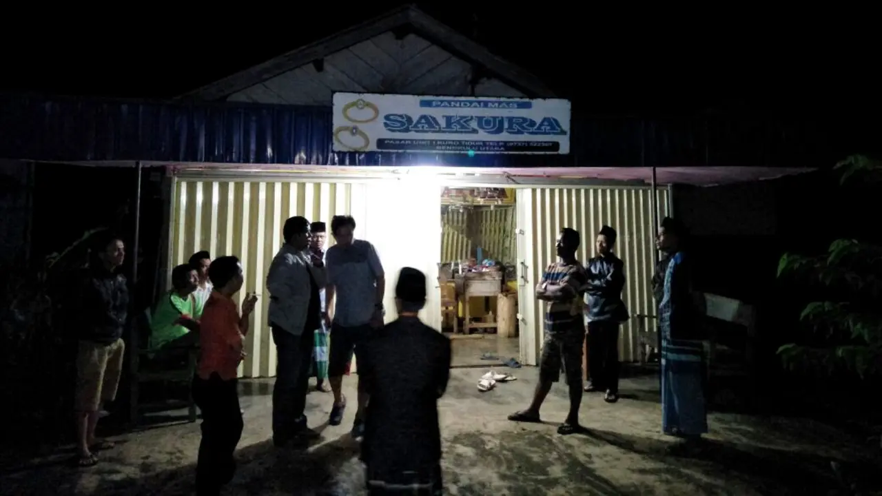 Kawanan Perampok Bersebo Gasak 2,5 Kilo Emas di Bengkulu