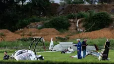 Tabrakan Helikopter Polisi dengan Pesawat di AS, 1 Pilot Tewas