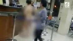Polsek  Taman Sari telah mengamankan VM, wanita tanpa busana yang tengah berbelanja di apotek, video wanita tersebut menjadi viral di sosial media. dari keterangan keluarganya VM diduga menderuta stress berat.