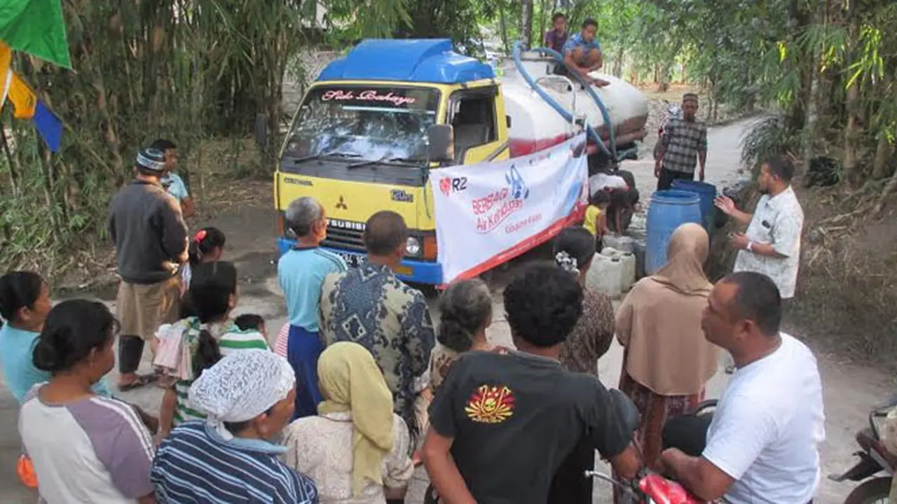 Kekeringan, RZ Salurkan 811.772 Liter Air Bersih di 4 Provinsi