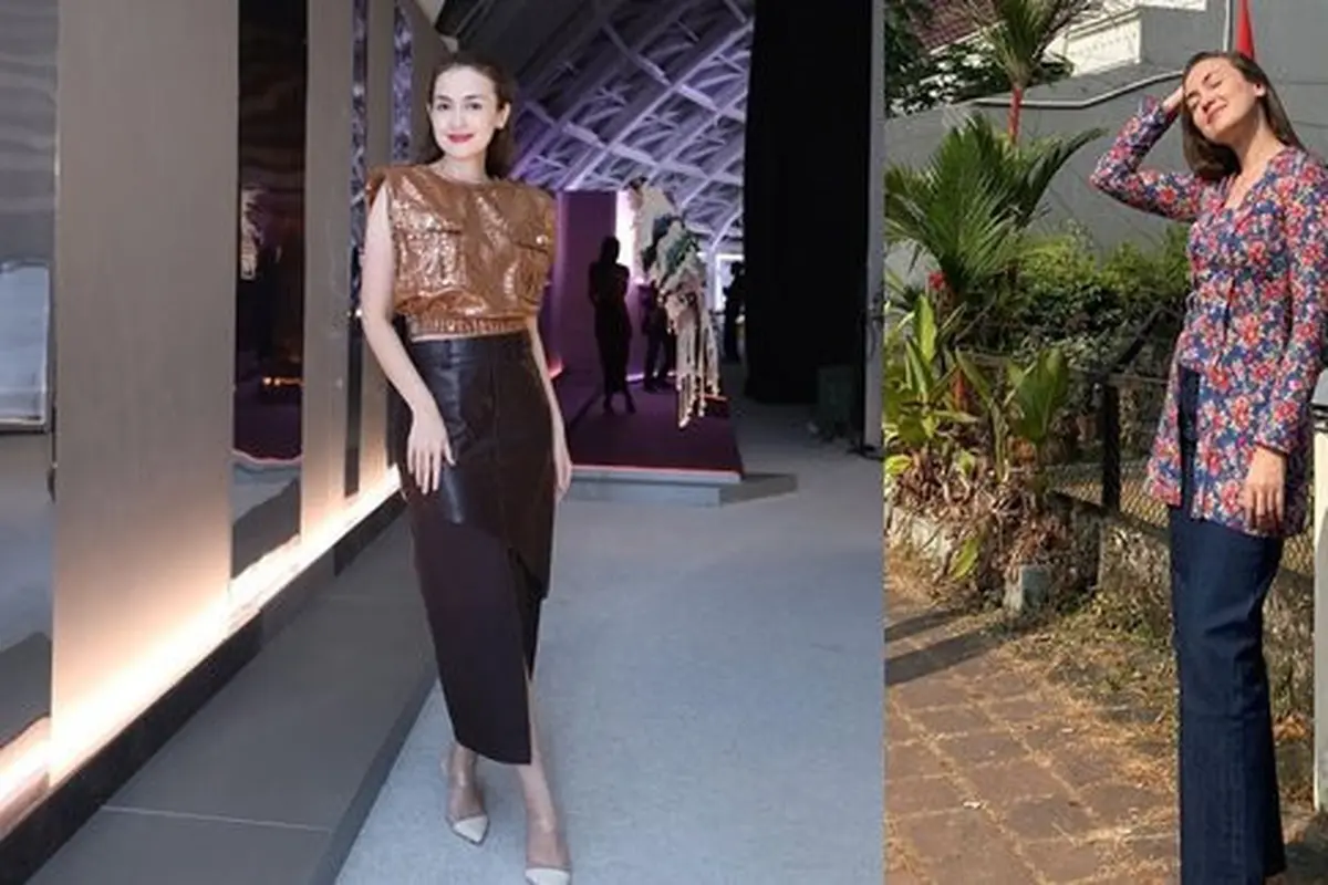 Rianti Cartwright tampil fresh dan stylish. (credit:instagram.com/riantic)