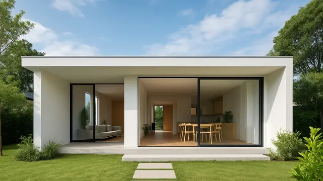 Desain Rumah Minimalis dengan Pencahayaan Alami (created by AI)