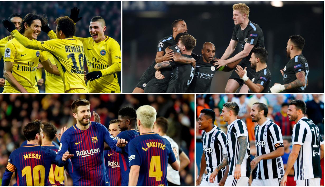Berikut ini 10 klub Sepak Bola dengan skuat termahal di Eropa. Diantaranya Manchester City, Paris Saint-Germain dan Barcelona. (Foto-foto Kolase AP dan AFP)