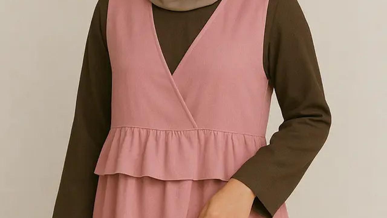 5 Model Gamis Rompi Terbaru 2025, Berikan Kesan Modern sekaligus Sopan