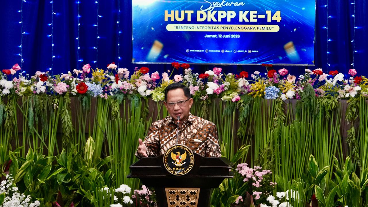 Mendagri Tito Dorong DKPP Tingkatkan Integritas Penyelenggara Pemilu