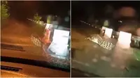 Viral Seekor Buaya Berkeliaran di Tengah Jalan, Bikin Warga Panik (Sumber: Siakapkeli)