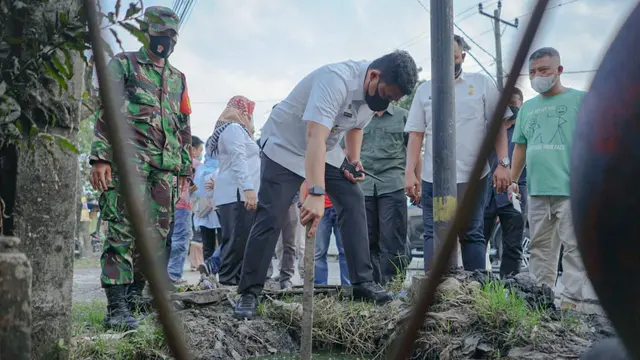 Tanggap Atasi Banjir, Bobby Nasution Segera Normalisasi 60 Km Drainase