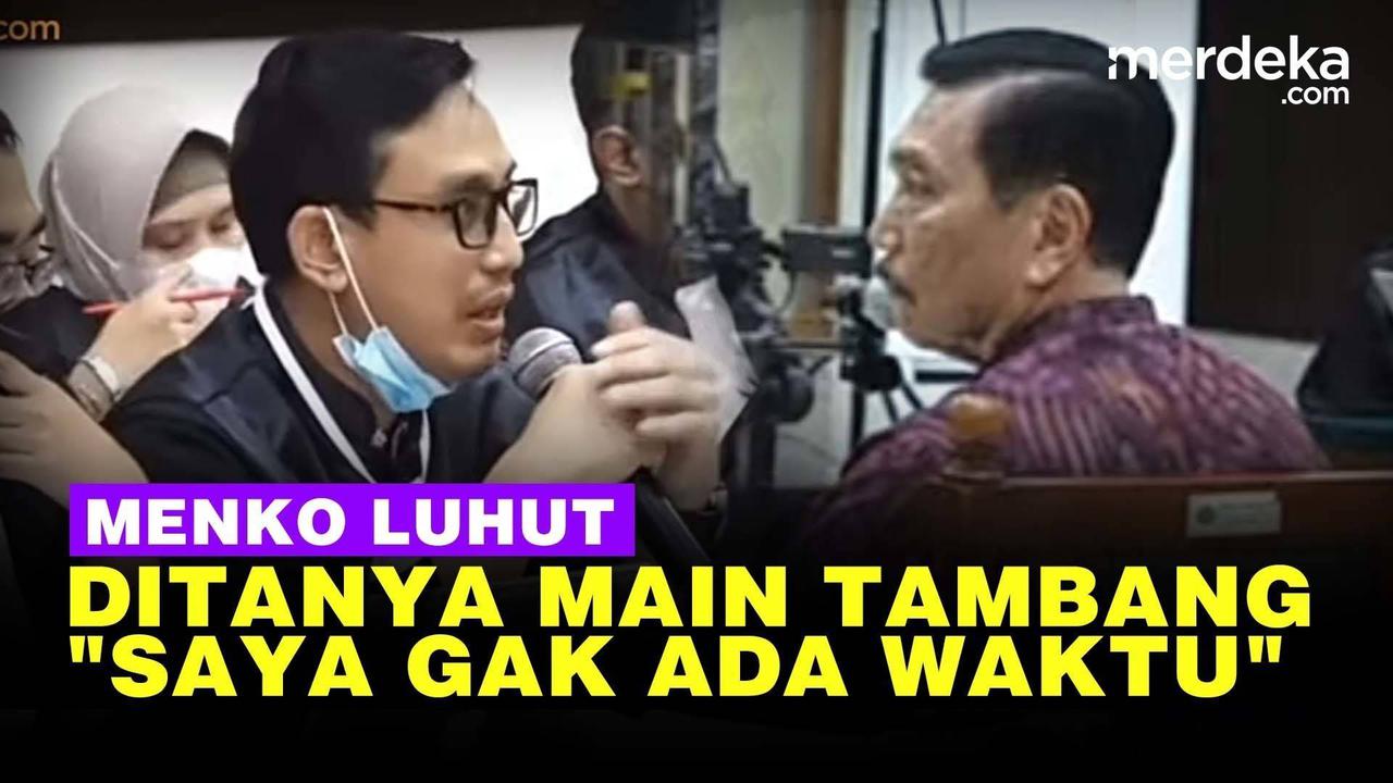 VIDEO: Luhut Jawab Soal Main Tambang "Saya Gak Mau Bisnis Selama Jadi Pejabat Negara"