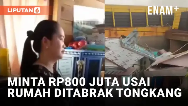 Warga Minta Ganti Rugi Rp800 Juta Akibat Rumah Hancur Ditabrak Kapal Tongkang