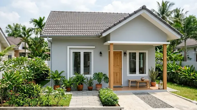 Warna Cat Dinding untuk Rumah Kecil (Foto: Gemini AI)