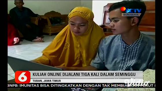 VIDEO: Mahasiswa Hubei University Masih Belajar di Rumah Lewat Online