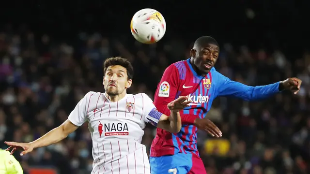 Foto: Aksi Pedri dan Ousmane Dembele saat Mengambil Alih Posisi Kedua Liga Spanyol, Pepet Real Madrid di Puncak Klasemen