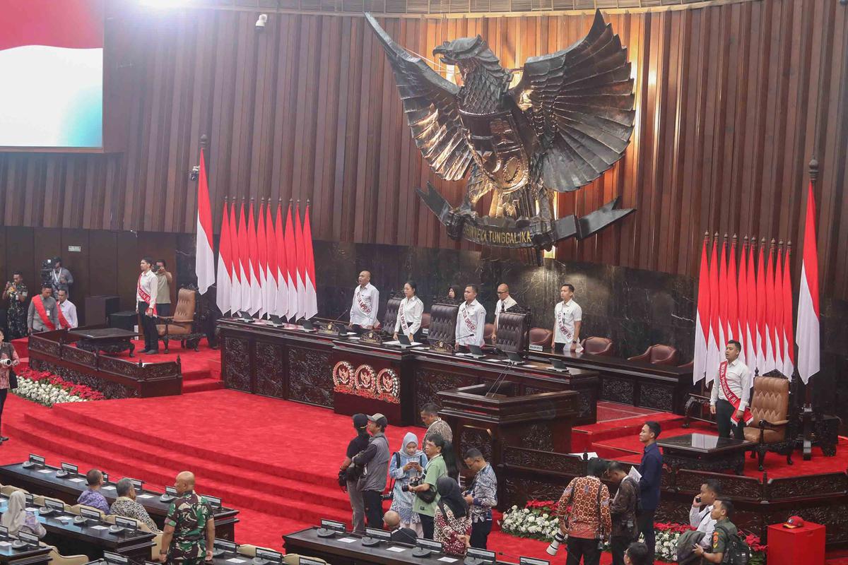 FOTO: MPR Gelar Gladi Bersih Pidato Kenegaraan Sidang Tahunan 2025