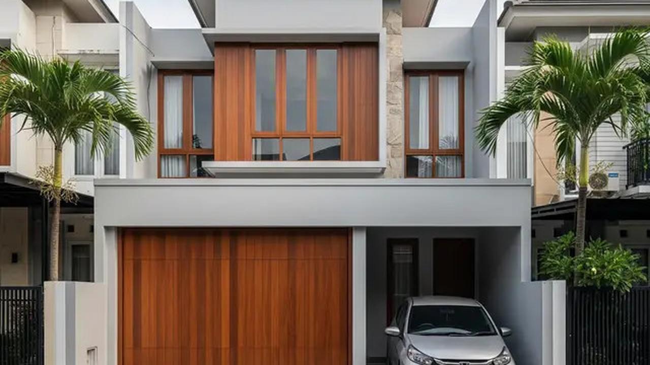 10 Desain Rumah Sempit Ada Garasi Mobil Kecil, Solusi Lahan Terbatas