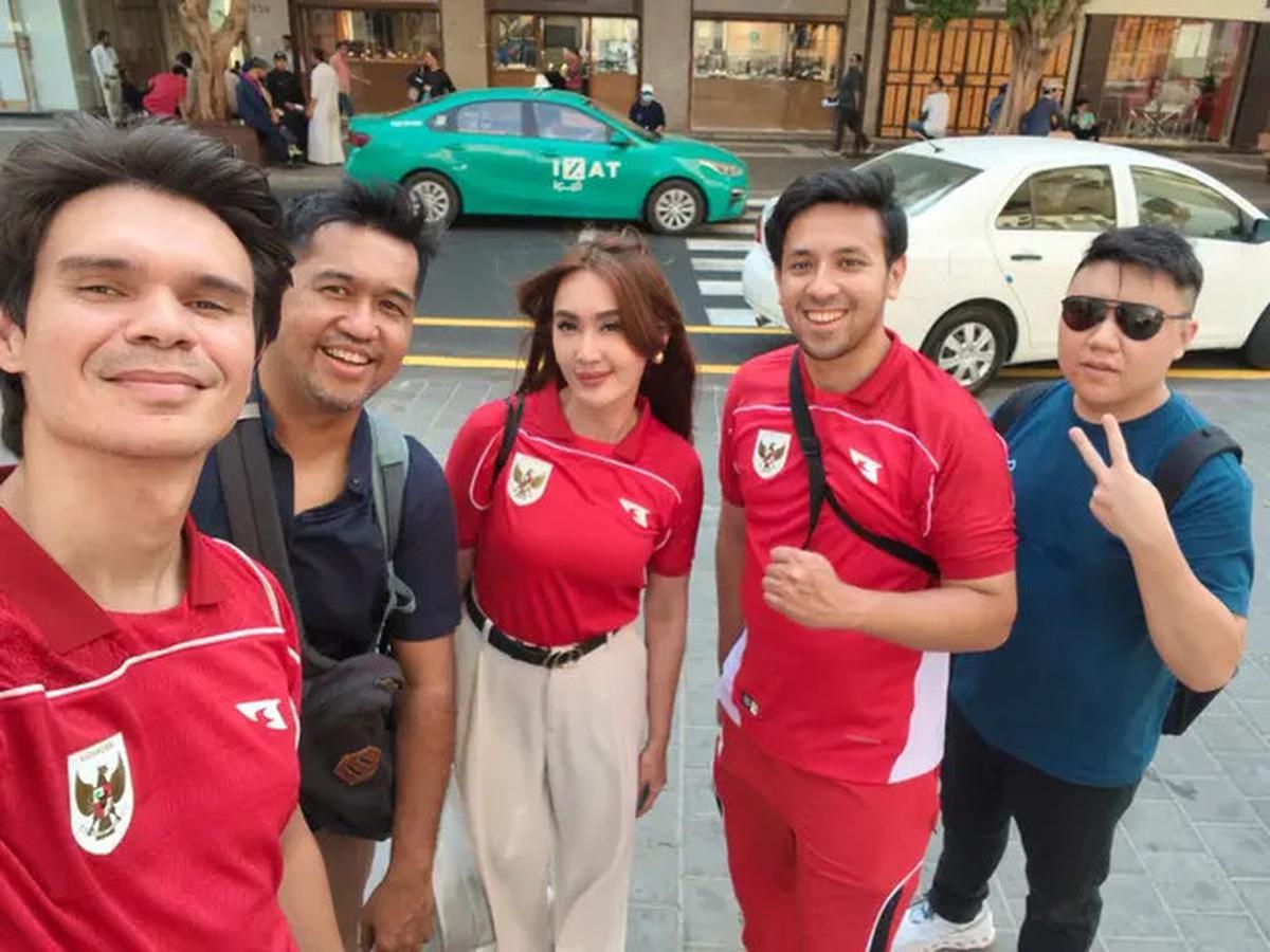 EKSKLUSIF: Suporter Garuda Holland Sudah Tiba di Arab Saudi, Terbang Jauh-jauh demi Dukung Timnas Indonesia