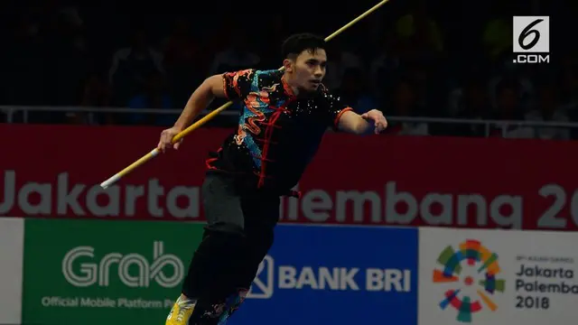 Cabang wushu kembali mempersembahkan medali untuk kontingen Indonesia di Asian Games 2018. Kali ini, perunggu dipersembahkan oleh Ahmad Hulaefi di Jiexpo, Kemayoran.