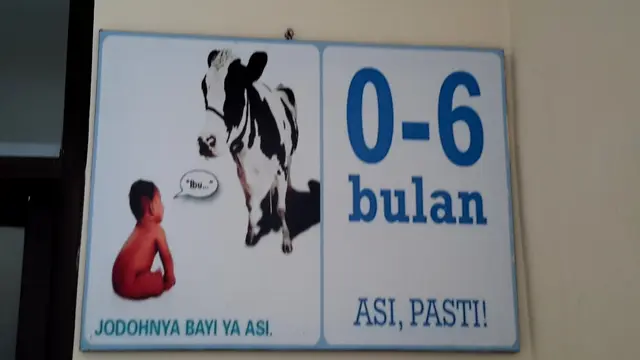 Sayang, bayi cantik tak bisa menikmati air susu ibu (ASI). (Foto: Liputan6.com/Muhamad Ridlo)