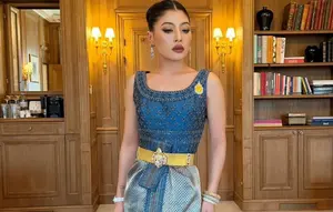 Gaya Tradisional Putri Thailand Sirivannavari Tampil di Jamuan Kenegaraan Prancis