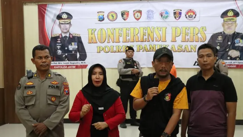 Polisi menangkap pelaku pembobolan rumah seorang dokter di Pamekasan. (Istimewa)