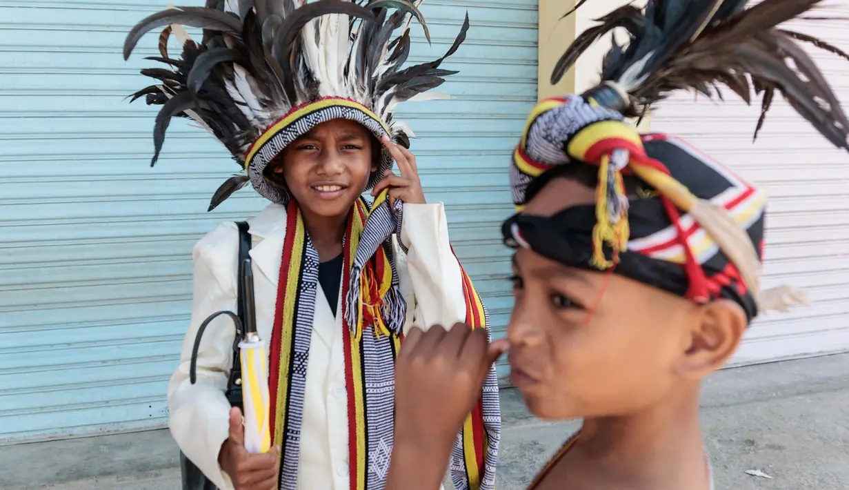 Menurut rencana, selama di Timor Leste, Paus Fransiskus bakal bertemu anak-anak disabilitas, uskup agung dan tokoh agama, hingga menghadiri misa kudus di Dili. (Yasuyoshi CHIBA/AFP)
