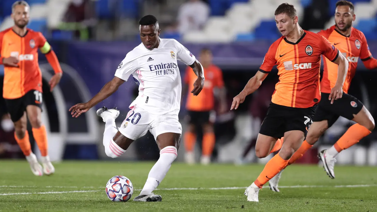 Pemain Real Madrid Vinicius Jr