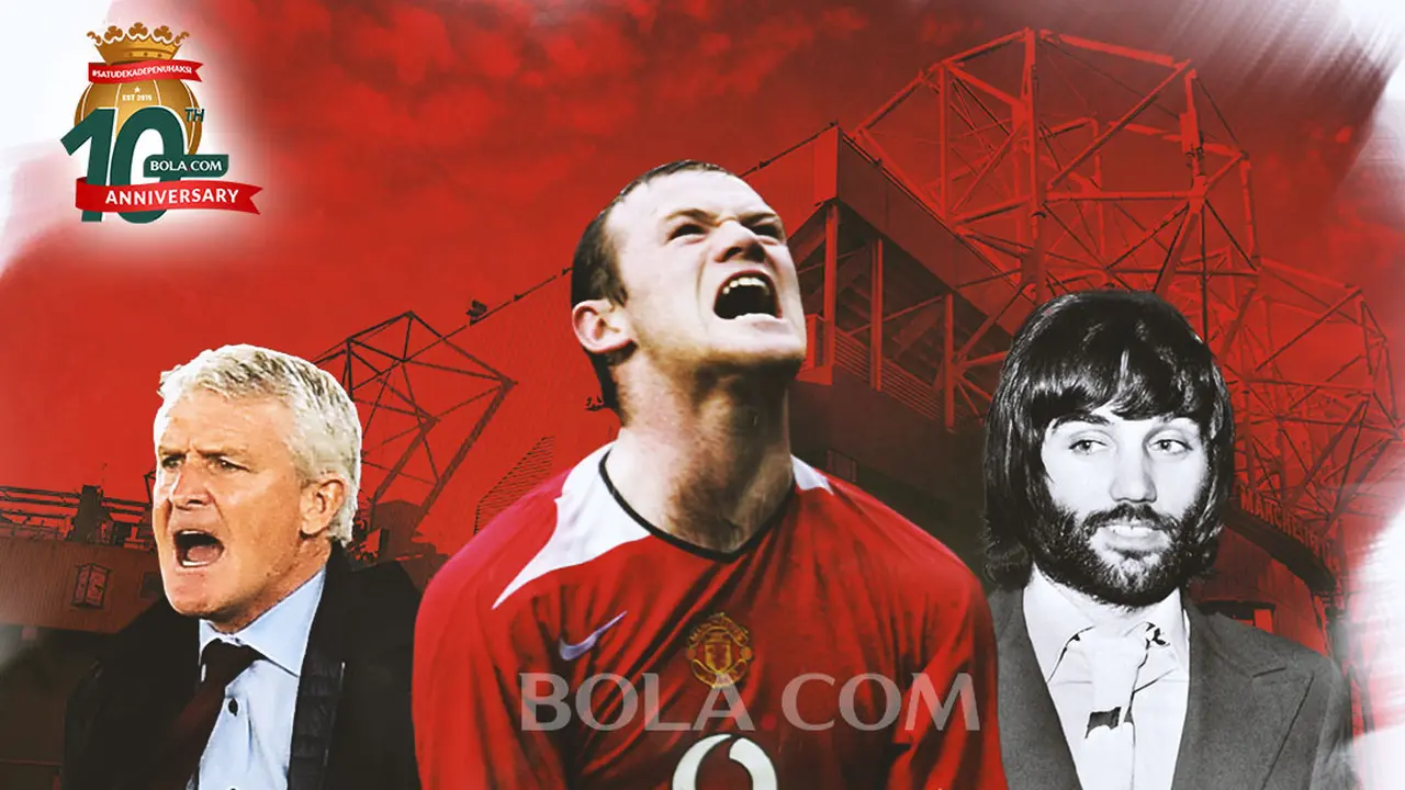 Artikel 10 Tahun Bola.com - Manchester United, Mark Hughes, Rooney, George Best