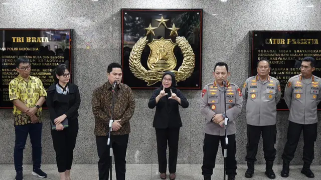 Ketua Umum PSSI, Erick Thohir terus berkoordinasi dengan Kapolri Jenderal Listyo Sigit Prabowo