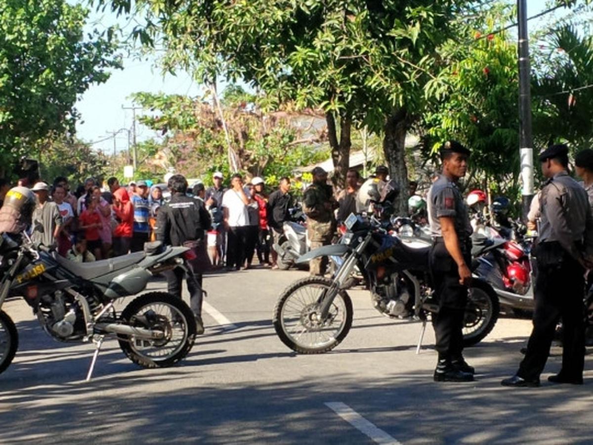 Pengawalan ketat Margriet hadiri rekonstruksi pembunuhan Angeline