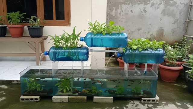 Ide Aquaponik Rumahan agar IRT Bisa Panen Sayur dan Ikan Sekaligus