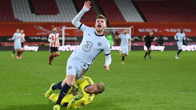 FOTO: Bulan Madu Tuchel Berlanjut, Chelsea Tundukkan Tuan Rumah Sheffield United 2-1