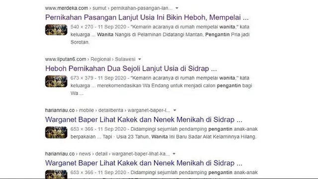 Gambar Tangkapan Layar Penelusuran Foto dengan Google Reverse Image