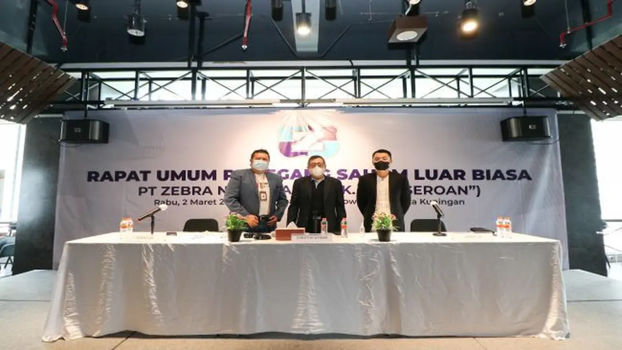 RUPSLB PT Zebra Nusantara Tbk (ZBRA), Rabu 2 Maret 2022 (Dok: PT Zebra Nusantara Tbk)