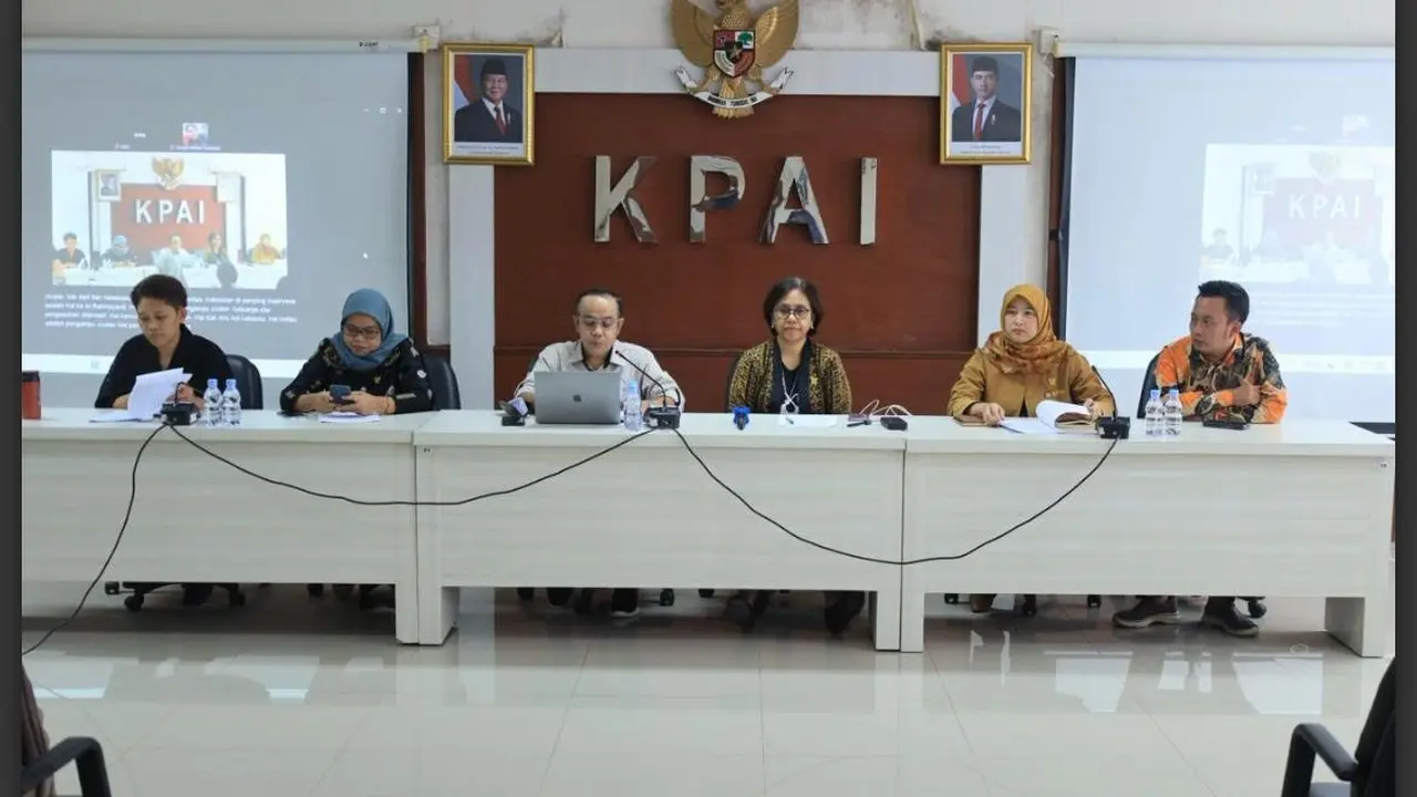 Konferensi pers Laporan Akhir Tahun (LAT) 2025  Komisi Perlindungan Anak Indonesia (KPAI).