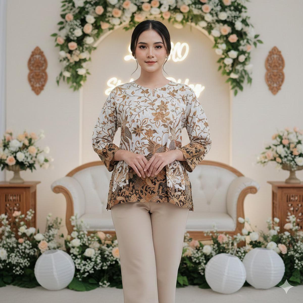 9 Model Batik Seragam Sinoman Wanita Terbaru yang Elegan dan Stylish
