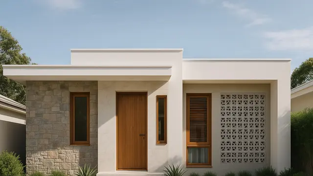 Desain Rumah 1 Lantai Minimalis Modern Elegan
