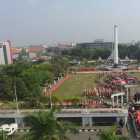 Tugu Pahlawan Merah Putih di Surabaya, Jawa Timur. (Foto: Dok Humas Pemkot Surabaya)