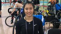 Pembalap sepeda Indonesia, Crismonita Dwi Putri. (PB ISSI)