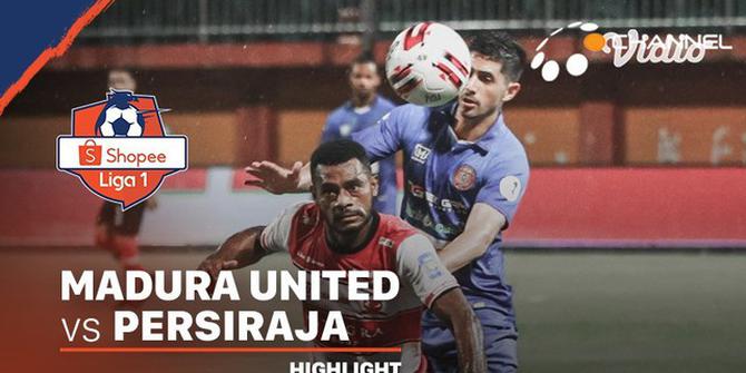 VIDEO: Highlights Shopee Liga 1 2020, Madura United Vs Persiraja 0-0