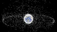 Bumi dikelilingi oleh jutaan sampah antariksa. (NASA)