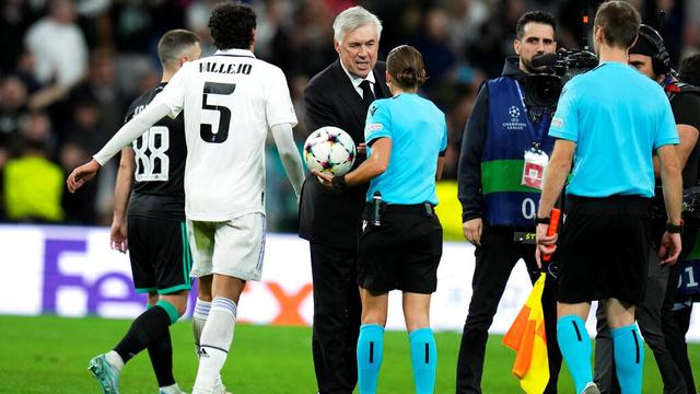 Pelatih Real Madrid, Carlo Ancelotti.