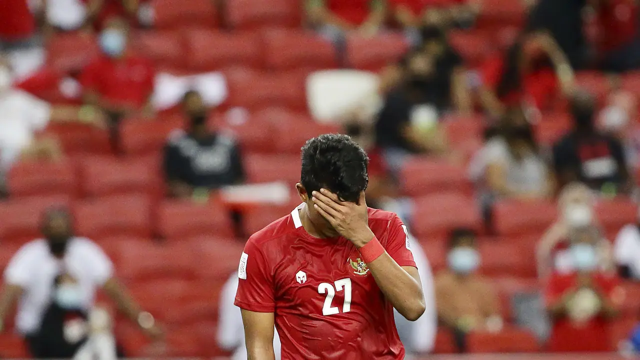Foto: Tampang Skuad Garuda Usai Babak Belur Dihajar Thailand pada Final Piala AFF 2020