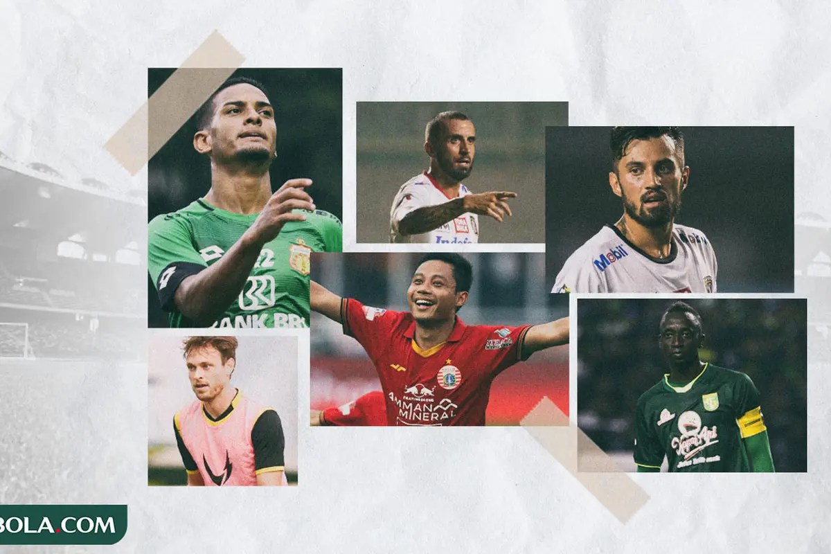 Kolase - Pemain Renan Silva, Evan Dimas, Thiago Amaral, Paulo Sergio, Stefano Lilipaly, Makan Konate