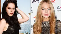 Lindsay Lohan Tertawai Tingkah Kristen Stewart