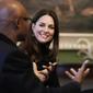Kate Middleton mengunjungi Foundling Museum di London, 19 Januari 2022. (dok. Alastair Grant / POOL / AFP)