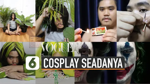 VIDEO: Kreatif Foto-Foto Aksi Pria Cosplay Gunakan Barang Seadanya