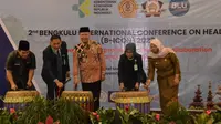 Politeknik Kesehatan (Poltekkes) Kemenkes Bengkulu mengadakan kegiatan konferensi internasional di bidang Kesehatan yaitu The 2nd Bengkulu International Conference on Health (B-ICON 2022). (Foto: Istimewa).