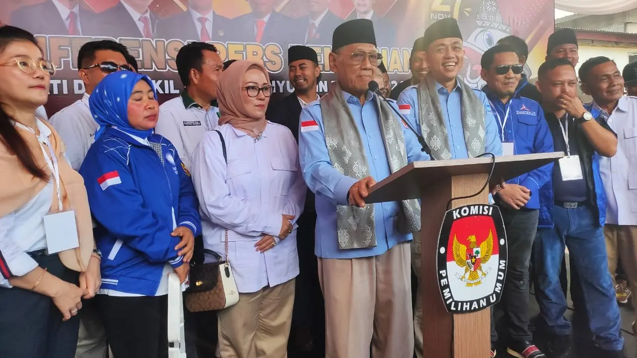 Paslon Lintas Generasi Daftar ke KPU, Siap Mundur Jadi Bupati Banyuasin Jika Program Gagal