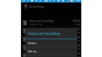 File yang tersimpan usai merekam panggilan dengan aplikasi Smart Voice Recorder (Sumber: Android Pit).