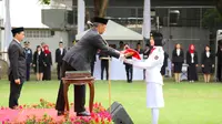 Suasana upacara di KBRI Bangkok, tampak paskibraka tengah bertugas (KBRI Bangkok)