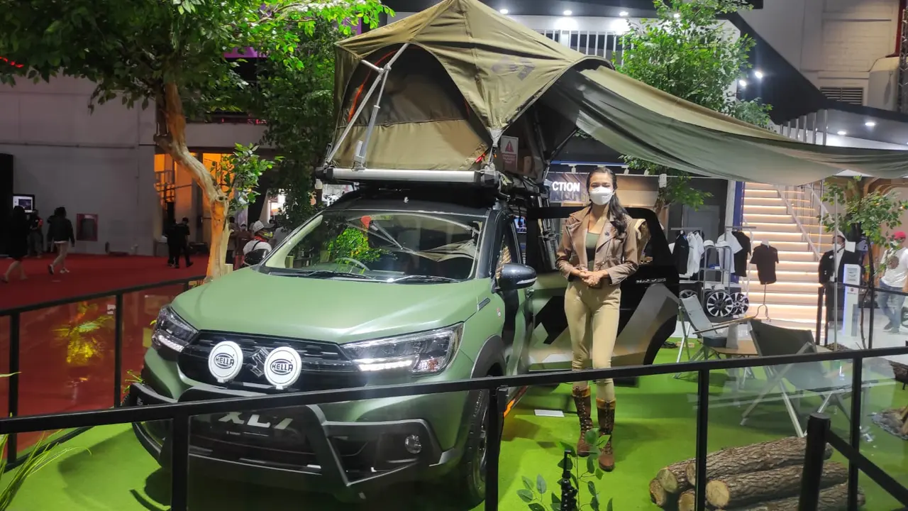 Suzuki XL7, Siap Diajak Kemping di Hutan Tipis-Tipis (Arief A/Liputan6.com)